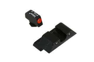 The Trijicon HD XR Night Sights for large frame Glocks feature a green Tritium insert and orange outline